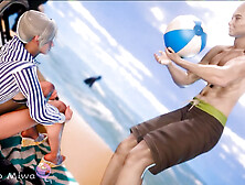 Intense Beach Sex: Gorgeous Slim Nympho Cheats with Hubby's Best Friend,  Hard-core Pleasure,  Tight Twat,  Jizz-Hungry