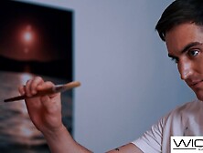 Wicked - Model Gets Her Pussy Pounded Hard By Her Painter