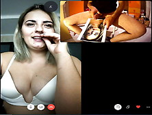 Cumtribute Live On Skype For Erika