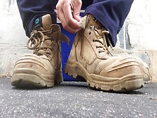 Chbby Big Feet,  Work Boots,  Smelly Feet