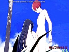 Naruto Boku No Hero Cartoon 3D - Todoroki & Hinata