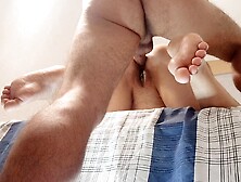 hotwife with a tight ass in an amateur homemade anal fuck,  until her ass is filled with cum