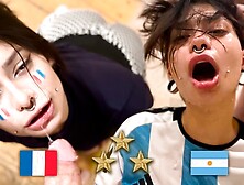 Argentina World Champion, Fan Rides French After FINAL - Meg Vicious