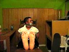 I'm Tied Up and Gagged Barefoot Ready For You