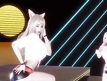 Mmd Girl Crush - Oppa,  Do You Trust Me Sexy Kpop Dance Ahri Seraphine 4K Leauge Of Legends Hentai