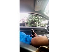 BBC Weenie Flash! Jerking Off in Car during Quarantine gets Caught!