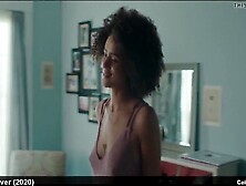 Britt Lower & Nathalie Emmanuel Hawt and three-some sex scene