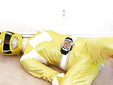 Yellow Ranger Masturbates