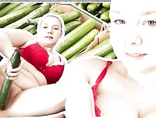 18yo fuck HUGE CUCUMBER!!! Teen BBW Extreme Insertions!