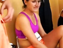 LESBO SMASHDOWN! 4 Insatiable Sluts Take on Fitness Queen in EPIC Gangbang Showdown!