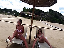 Amateur Beach Girl Vibrator Masturbation