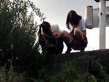 Urinating Japanese Teens