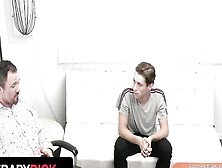 Twink Is Undressed And Ass-Fucked At The Porn Interview