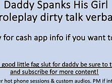 Daddy Spanks His Girl (Verbal Dirty Talk Male Solo)