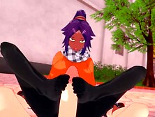 Asian Cartoon SELF PERSPECTIVE Feet Yoruichi Shihoin Bleach