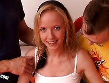 Sweet Teen Jenny - First Threesome (18+)
