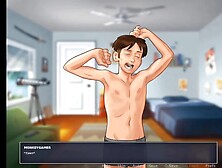 Summertime Saga 0. 20. 12 part#25 - Jenny shows him her Monstrous Bouncing Boobies (Sweet Monstrous Titties)