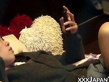 Japanese Girl's Furious Fingers - Close-up POV of Pussy Play in HD
