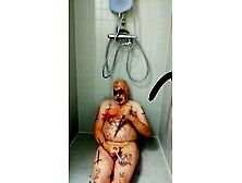 Satan slave sacrifices his nipple until they bleed