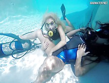 Hot Vodichkina And Farkas Underwater Hot Lesbians