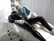 Latex Danielle - The Doctor Is Playing With The Patient's Penis.