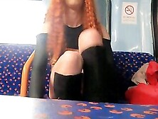 Horny Gurl Themidnightminx Rides The Late Bus