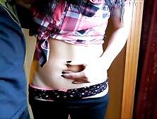 Mercilessly Strong Belly Punch for my Stud for Cheating I Penetrate Navel for Attractive her Stomach Growl