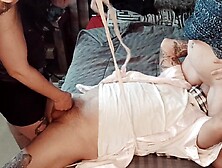 4some with dubble penetration in hotel room