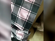 Riding an 18-year-old girl's ass with perfect tits. Real homemade video.