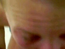 Wife swimming pool blowjob