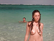 Kelly Brook Nude Boobs And Bush In Survival Island