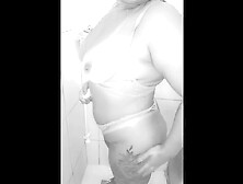 My neighbor Suellen Santos masturbating in the shower for her lover