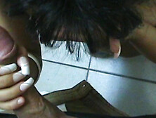 Teen Anna sucks every drains of cum out of dude