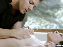 Housewife Victoria Voxxx Sucks Off Her Stud Masseur Codey Steele