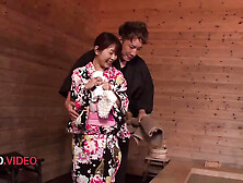 Hot Japanese Milf Gets Steamy Sauna Creampie - Kyoushi Kan Uncensored JAV
