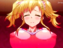 3P sex of a big-breasted schoolgirl getting intimate with him.  (18+)