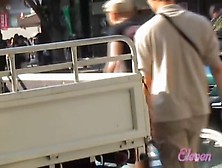 I never thought that I can be skirt sharked in this street