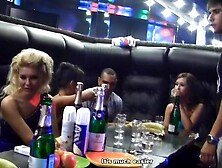 Wet sauna sex with blonde college girl