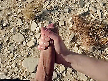 Amateur Voyeurs Hike Naked & get a Blowjob with Huge Cumshot