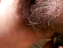 Hairy Granny Fucks Cock and Cucumber Then Pegs Old Man