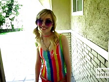 Babe Mackenzie Moss Gives Some Raw Love To A Coarse Rod!