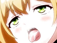 The monster rapes her, holds her down, and penetrates her anus.