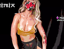 Teeny Belly Dancer Masturbate with Vibrating Dildo for the First Time