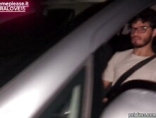 POV: Cheating on my spouse with my lover in the parking lot,  CREAMPIE