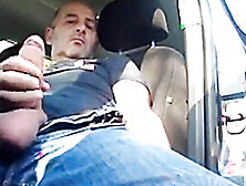 Smoking Jerk-Off Session In My Car