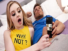 Admirable Baby Kxtten at straight hair action