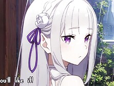 Hentai | Emilia Is A Naughty Girl...  She Organizes A Threesome With Rem For Your Birthday