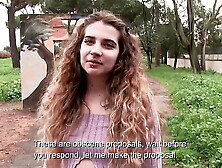 Alluring Italian Whore Accepts 1000€ To Have Sex With A Stranger - English subtitles