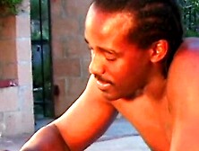 Filthy little skank with a ebony dick