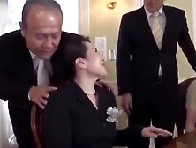 Ryoko Murakami - wedding day! Breasty mommy in law banged by son in law